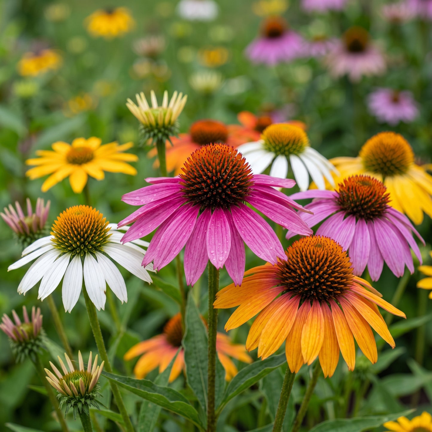 Echinacea Flower Seeds – Perennial Coneflower Seeds for Garden Planting