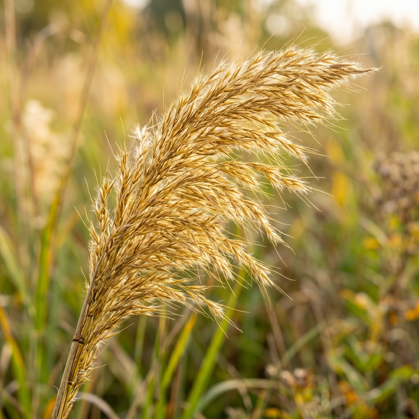 Indiangrass Seeds for Prairie Landscaping - Tall Ornamental Grass Seeds for Outdoor Gardens & Natural Landscapes