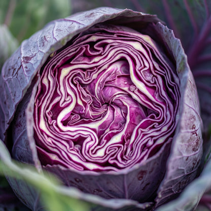 Red Rock Cabbage Seeds (Brassica oleracea) – Heirloom Red Cabbage Seeds