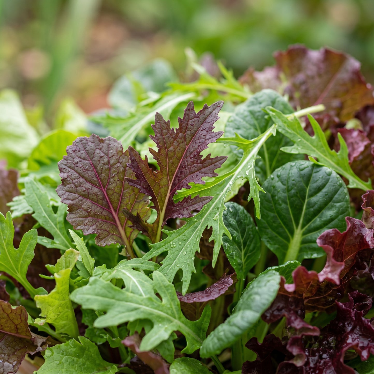 Mesclun Lettuce Seeds for Planting – Mixed Leaf