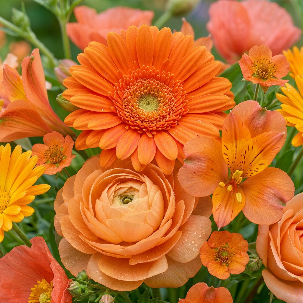 Orange You Glad Mixed Flower Seeds For Planting