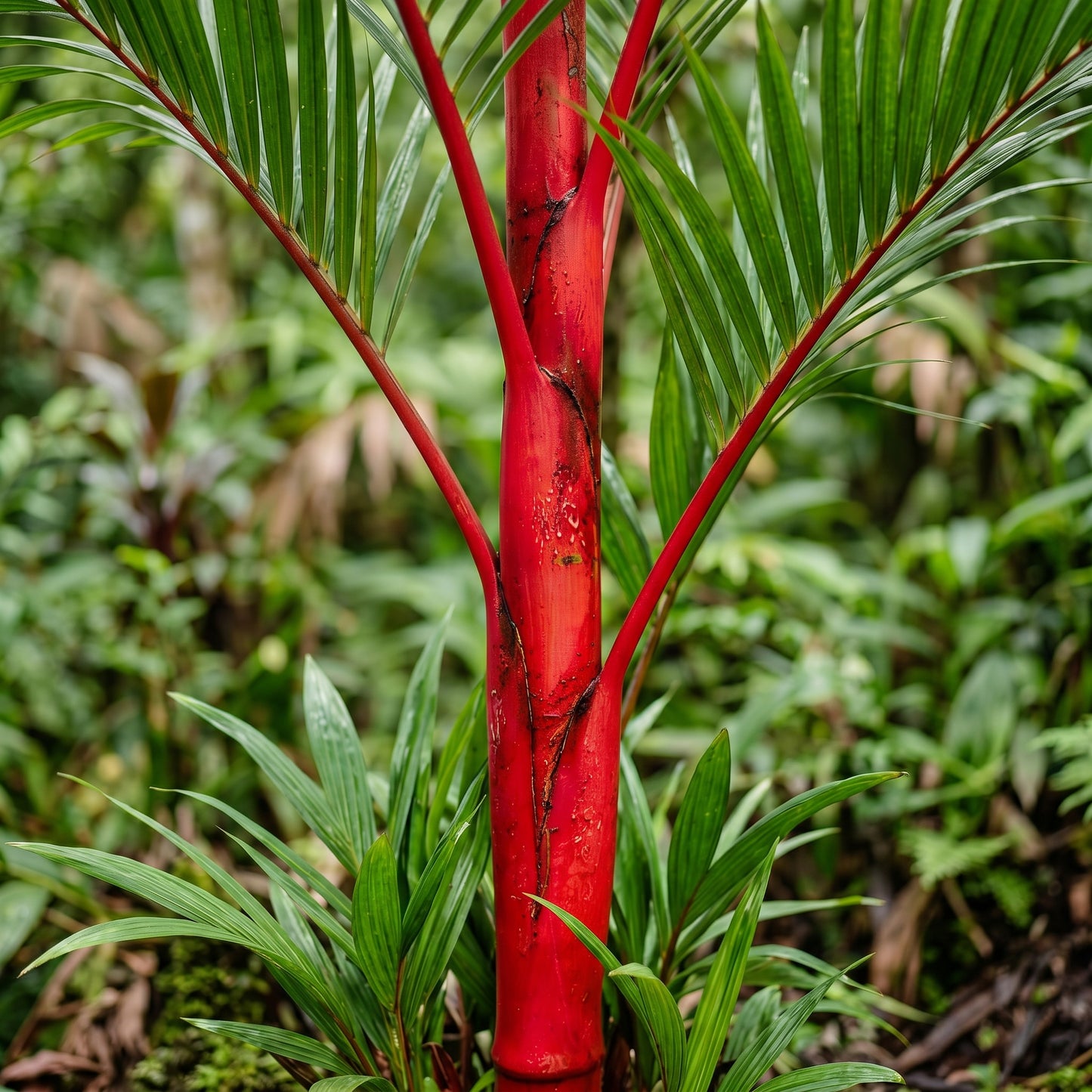 Red Palm Seeds for Garden and Landscape Planting