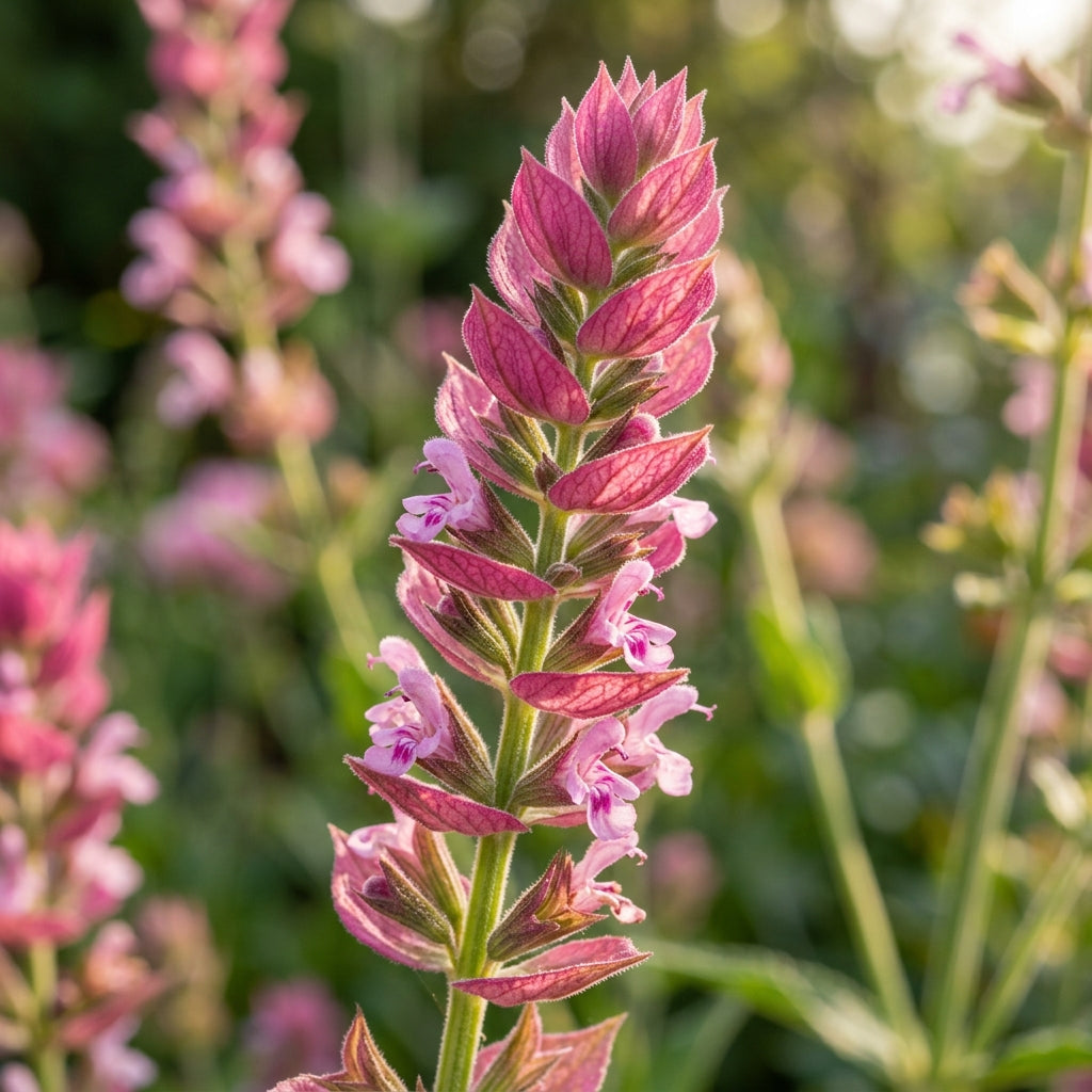Salvia Viridis Pink Sundae Seeds – Pink Ornamental Spikes