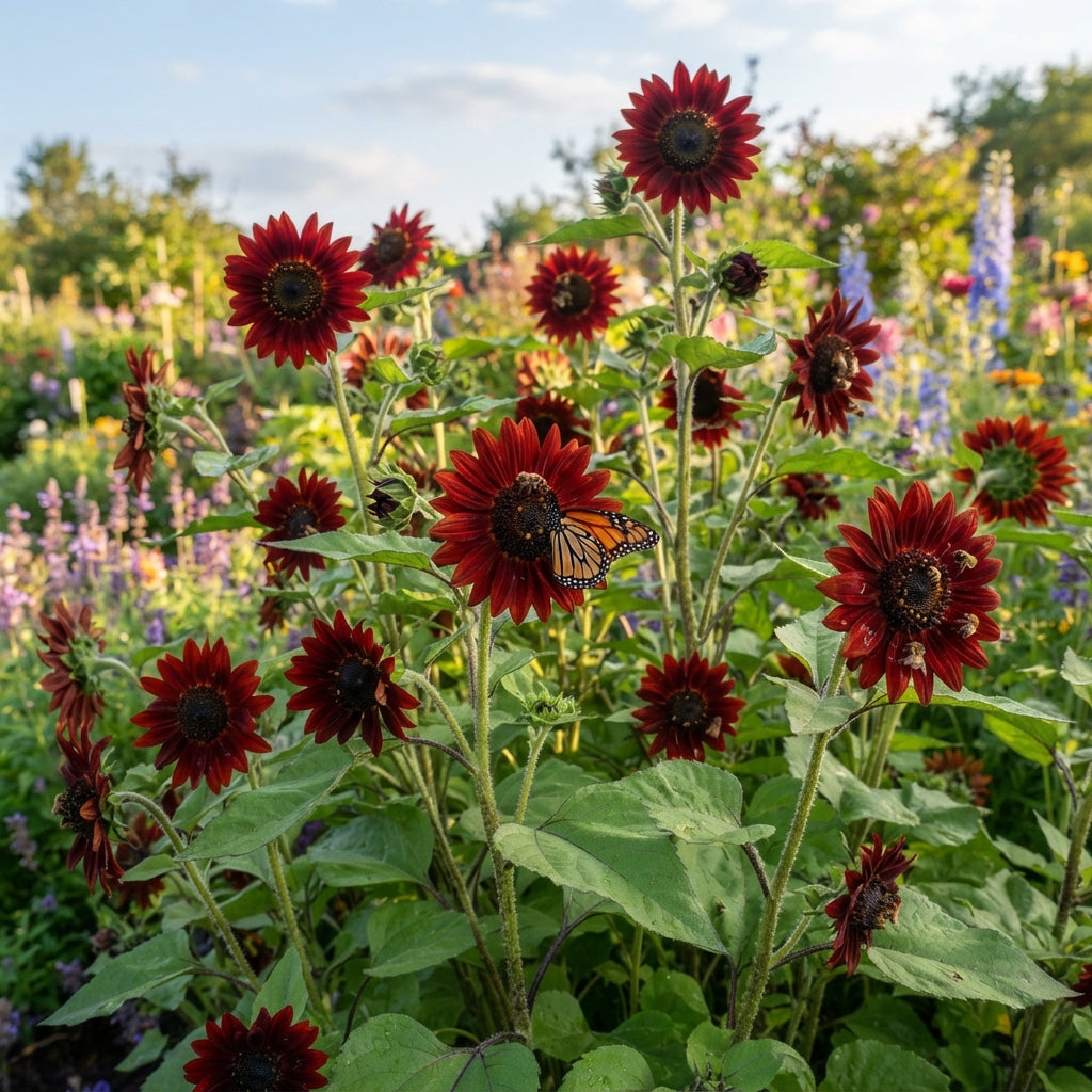 Sunflower 'Moulin Rouge' Seeds for Planting