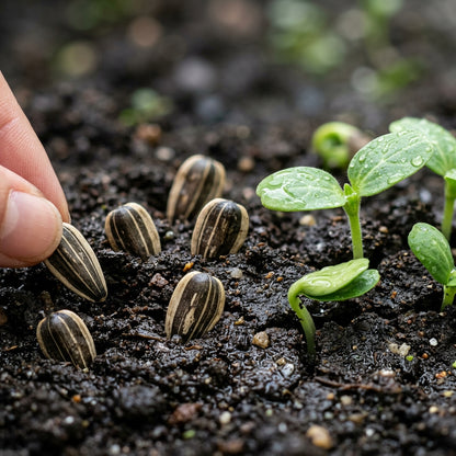 Miniature Sunflower Seeds – Compact Golden Blooms