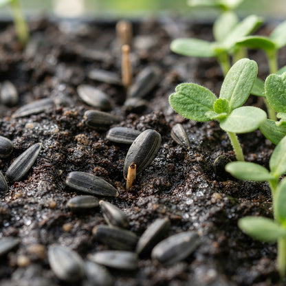 Moulin Rouge Sunflower Seeds - Red Sunflower Seeds for Garden