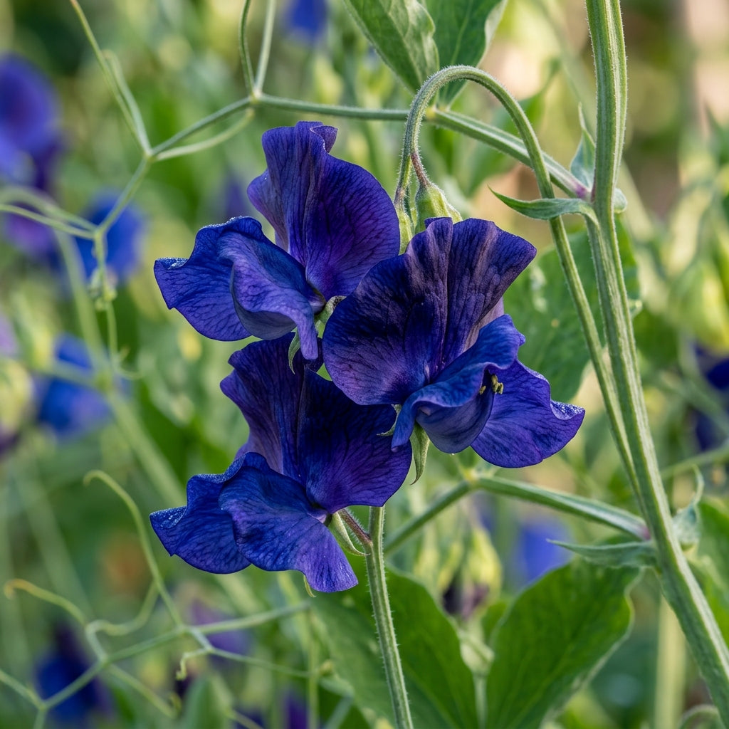 Sweet Pea Royal Navy Blue Flower Seeds For Planting