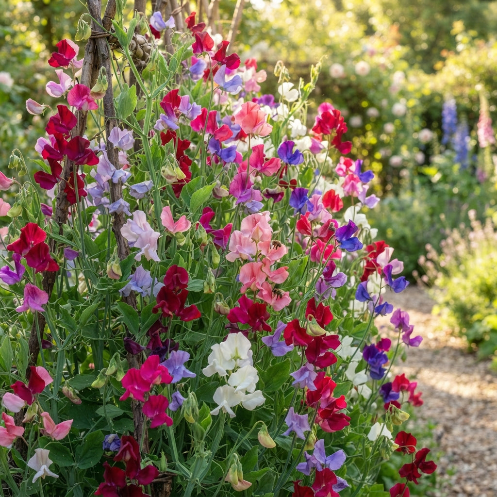Sweet Pea Little Sweetheart Mix Flower Seeds for Garden Planting