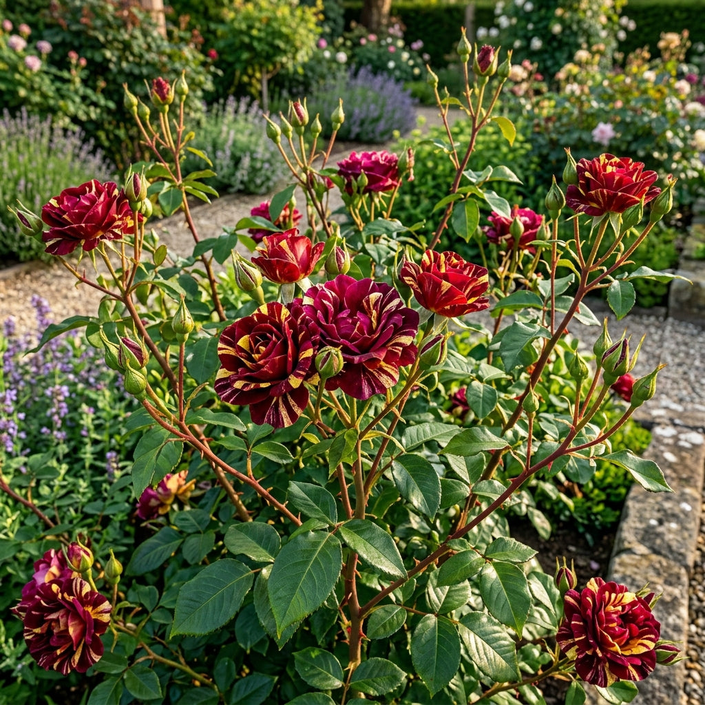 Tiger Stripes Rose Seeds – Striped Garden Roses