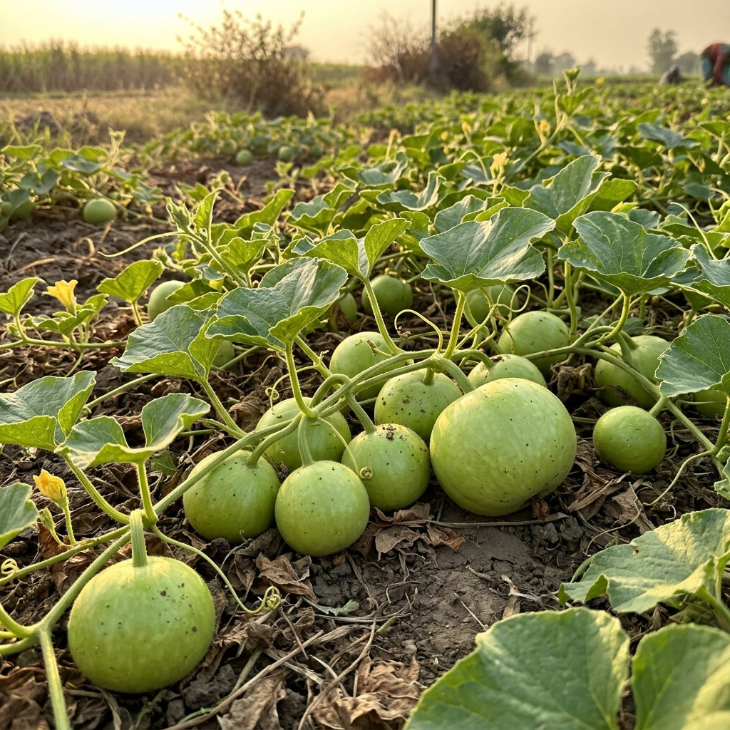 Tinda Seeds – Indian Round Gourd Seeds for Home Gardening