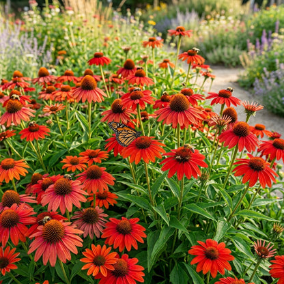 Tomato Soup Echinacea Seeds for Garden Planting