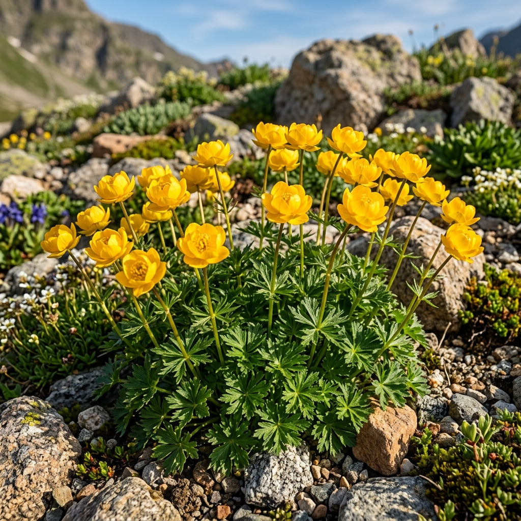 Trollius Pumilus Seeds for Alpine and Rock Gardens