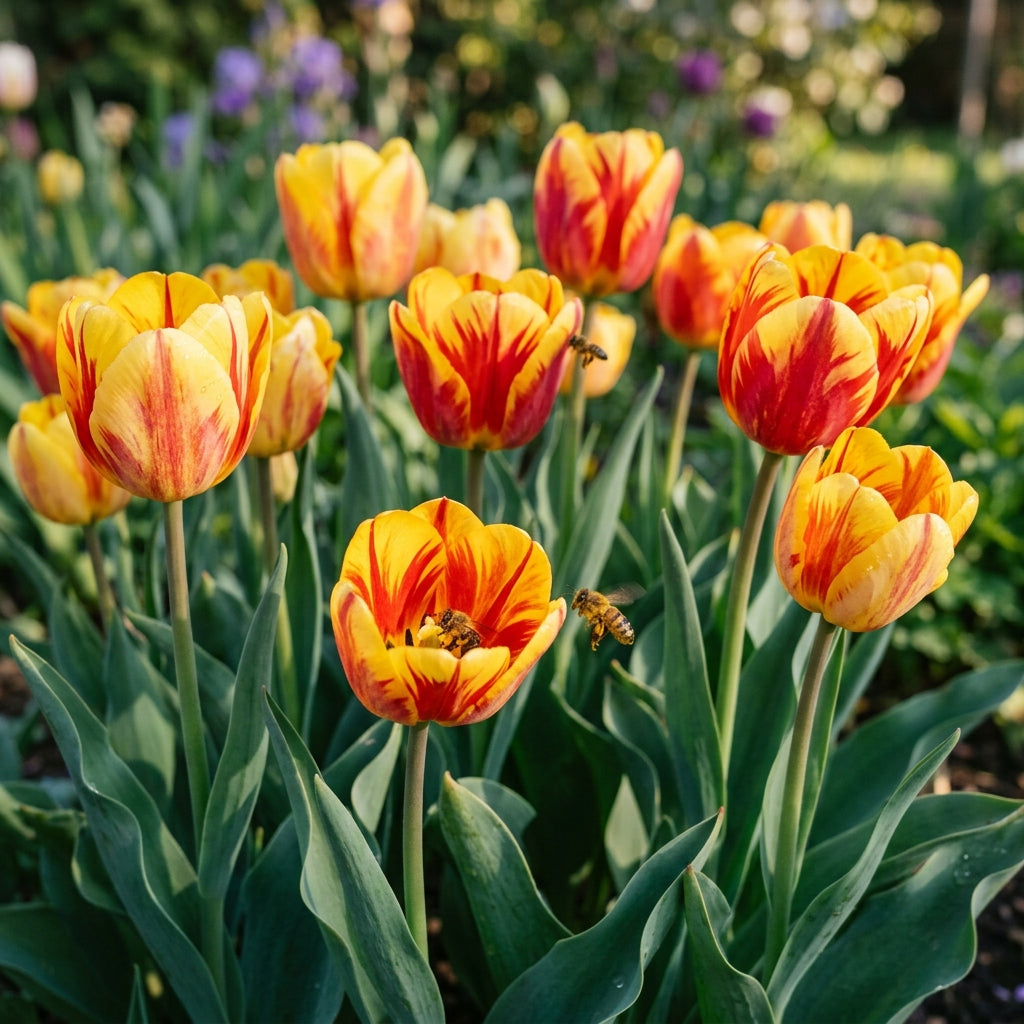 Portal Cool Yellow and Red Tulip Seeds for Garden Planting