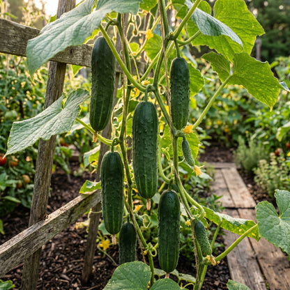Straight Eight Cucumber Seeds for Garden Growing