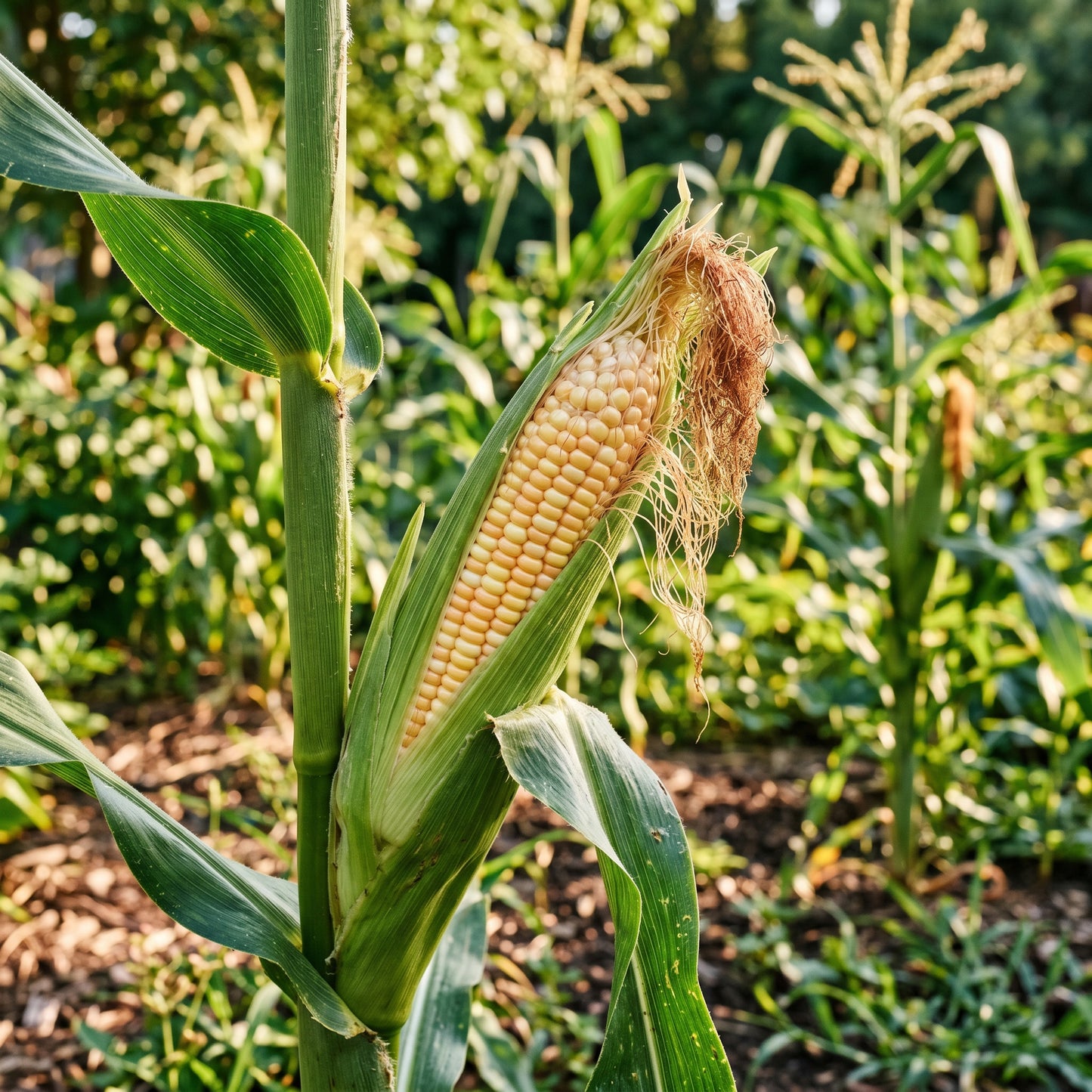 Corn Seeds Peaches and Cream for Garden Growing