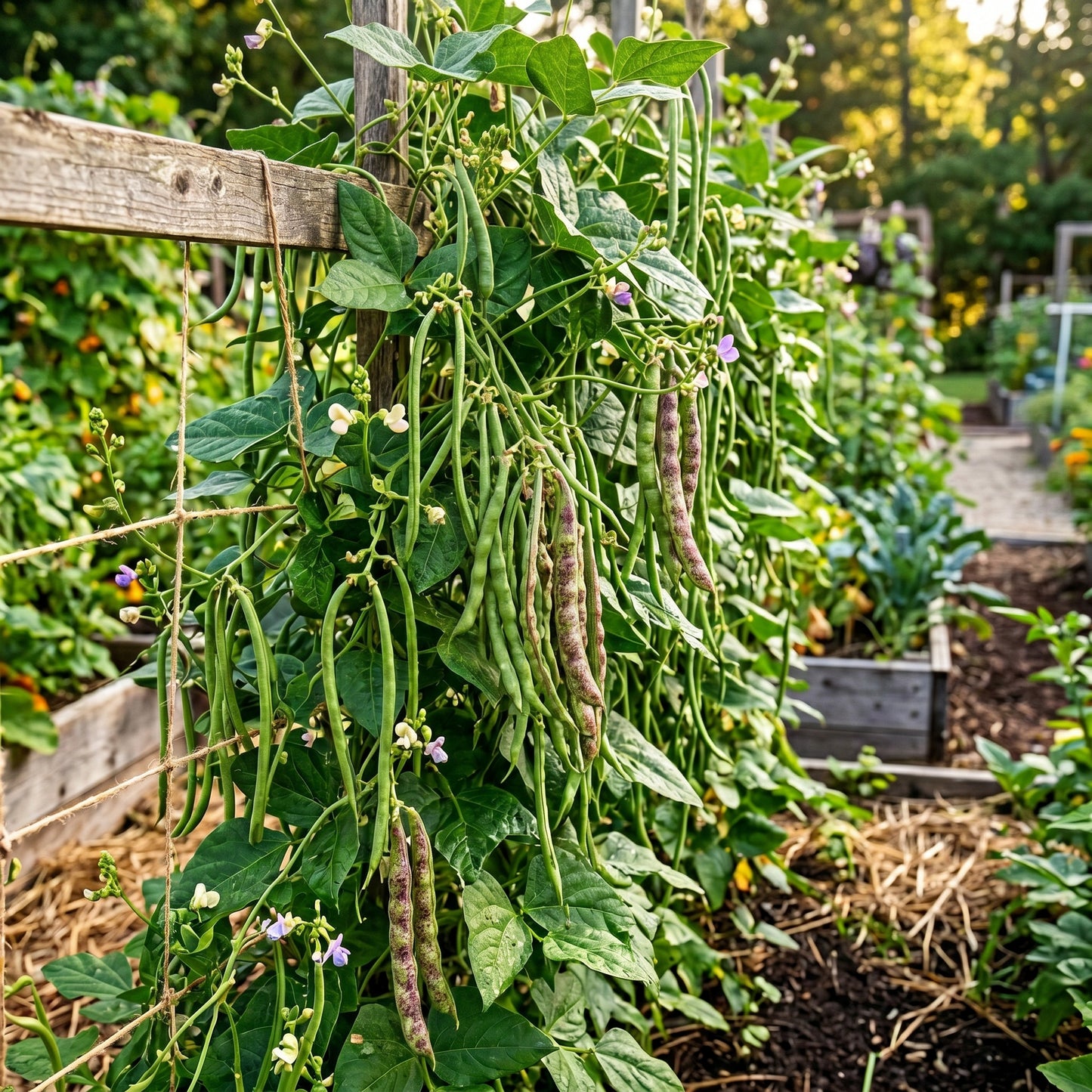 Romano Pole Bean Seeds for Planting