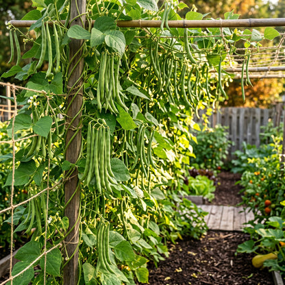 Missouri Wonder Pole Bean Seeds for Home Garden
