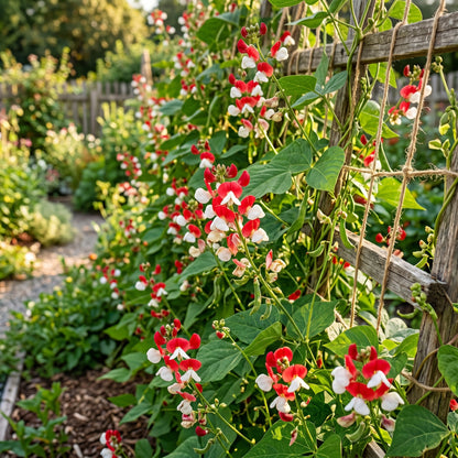 Painted Lady Improved Runner Bean Seeds