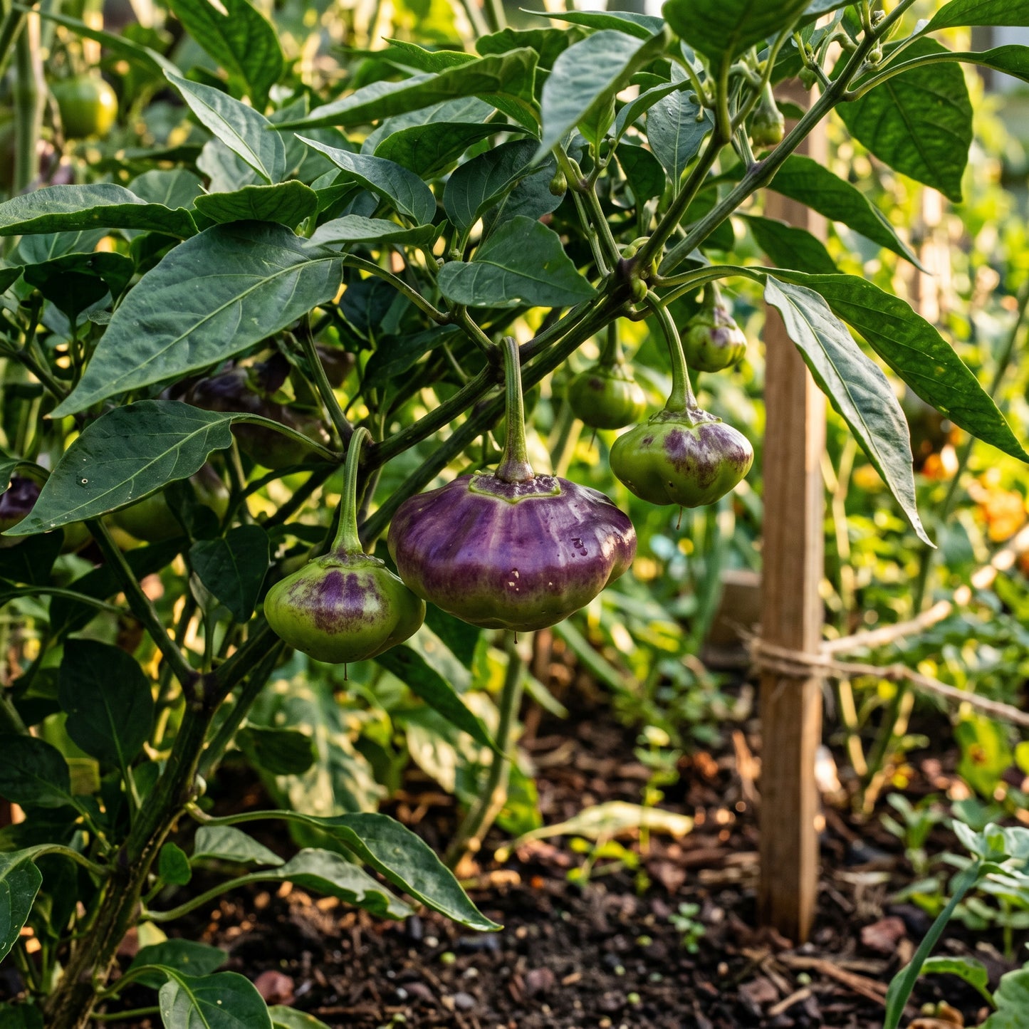 Chilli Pepper Purple UFO Seeds for Planting