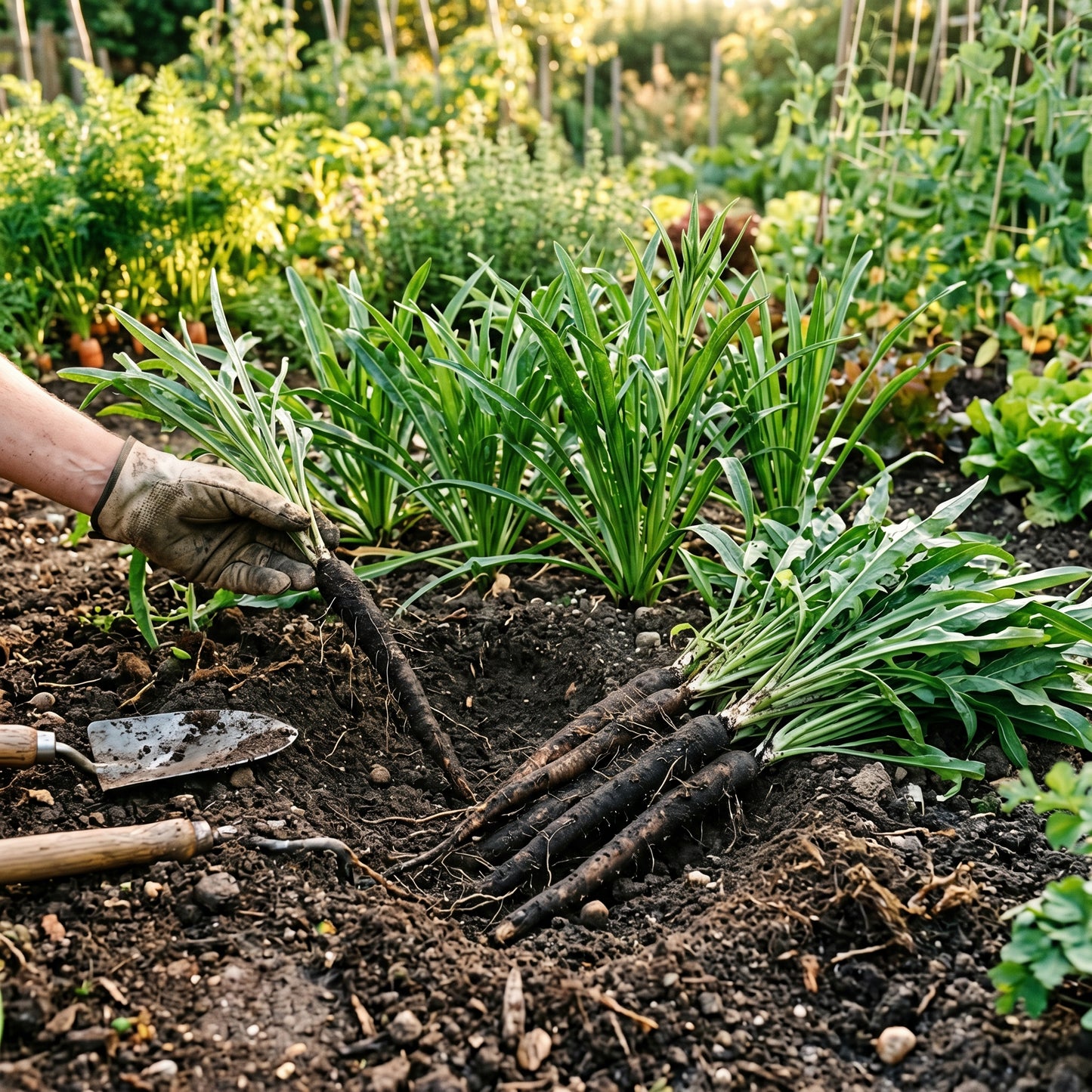 Scorzonera Long Black Maxima Vegetable Seeds for Planting