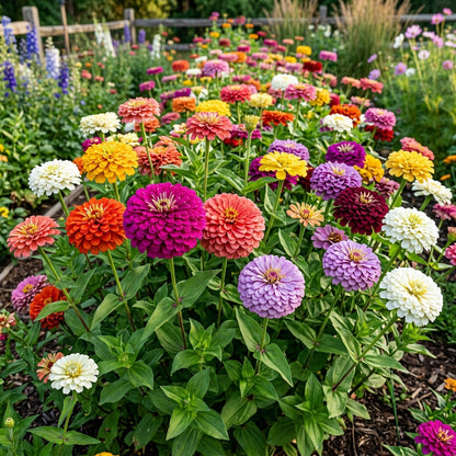 Super Giant Zinnia Mix Flower Seeds For Planting