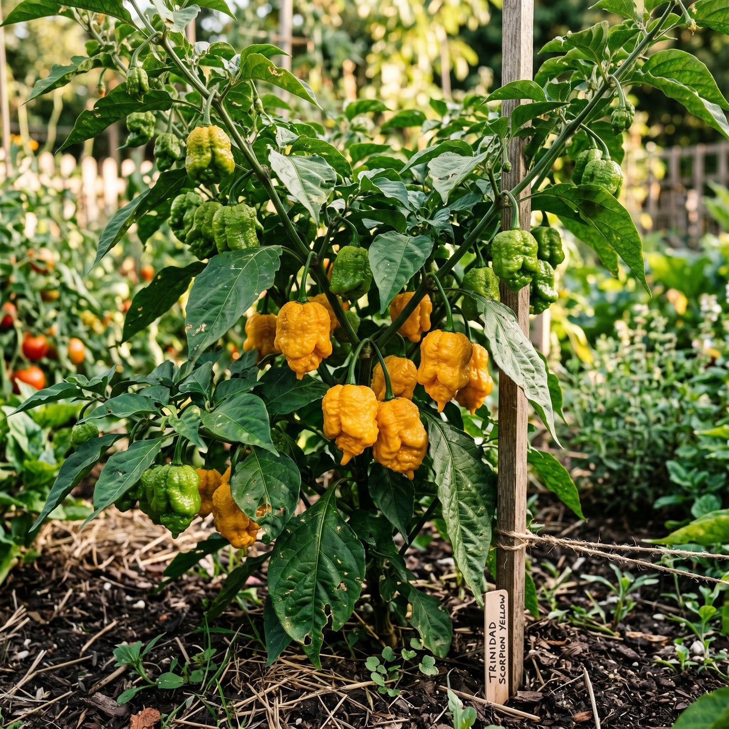 Trinidad Scorpion Yellow Chilli Seeds for Planting