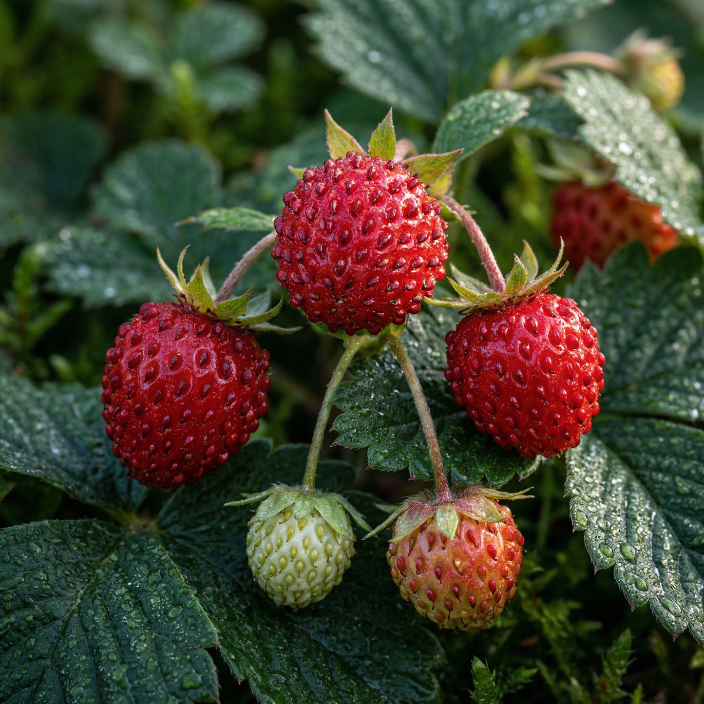 Indian Strawberry Vine Seeds Duchesnea indica – Ornamental Ground Cover Seeds