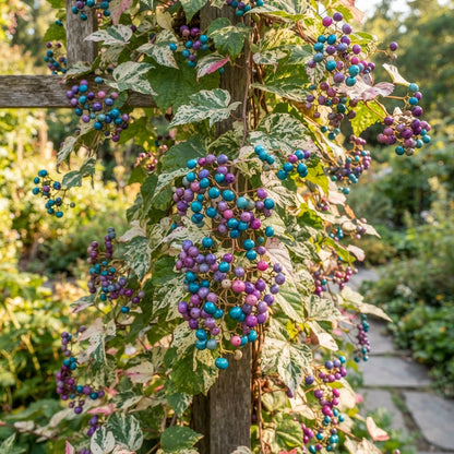 Variegated Porcelain Berry Vine Seeds for Planting