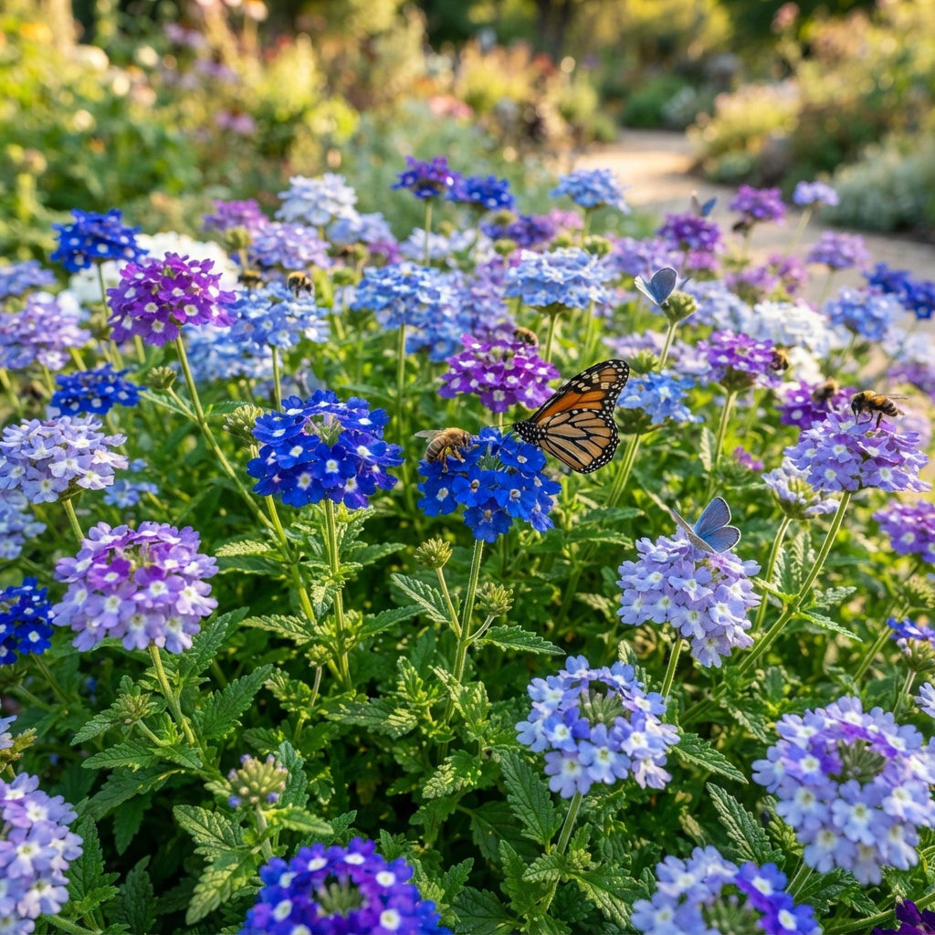 Verbena Blue Lagoon Seeds - Blue Verbena Flower Seeds for Garden