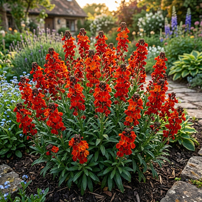 Wallflower Fire King Flower Seeds For Planting