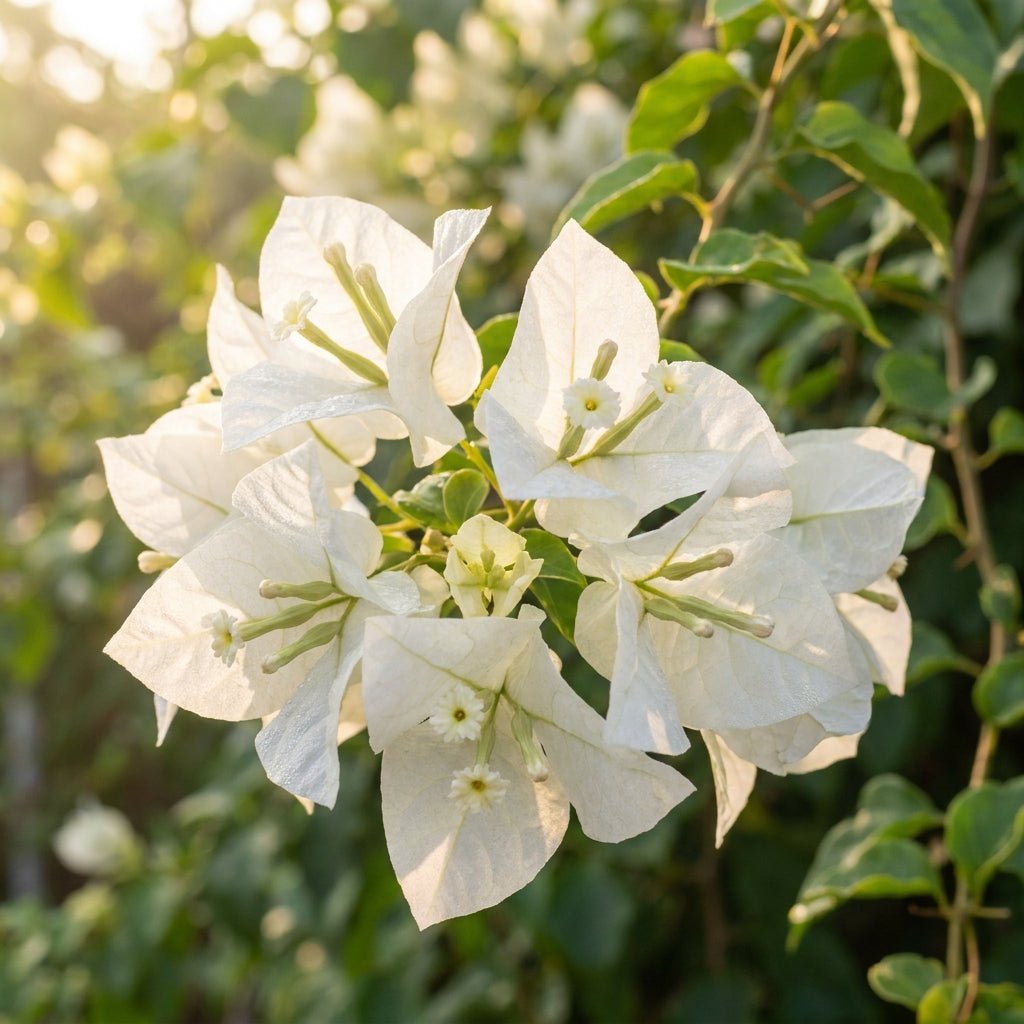 White Bougainvillea Flower Seeds for Planting
