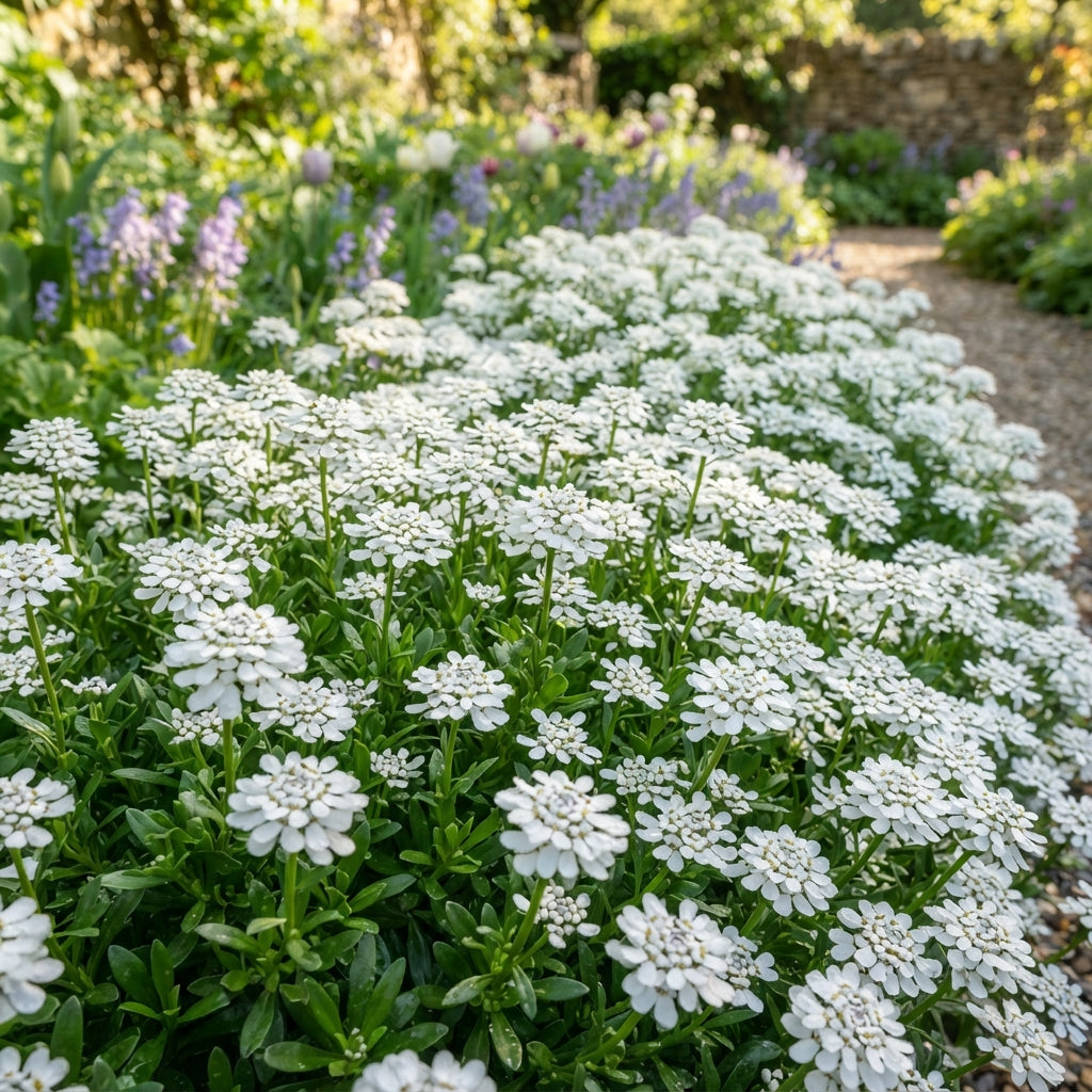 Candytuft Iberis amara White Flower Seeds for Garden Planting
