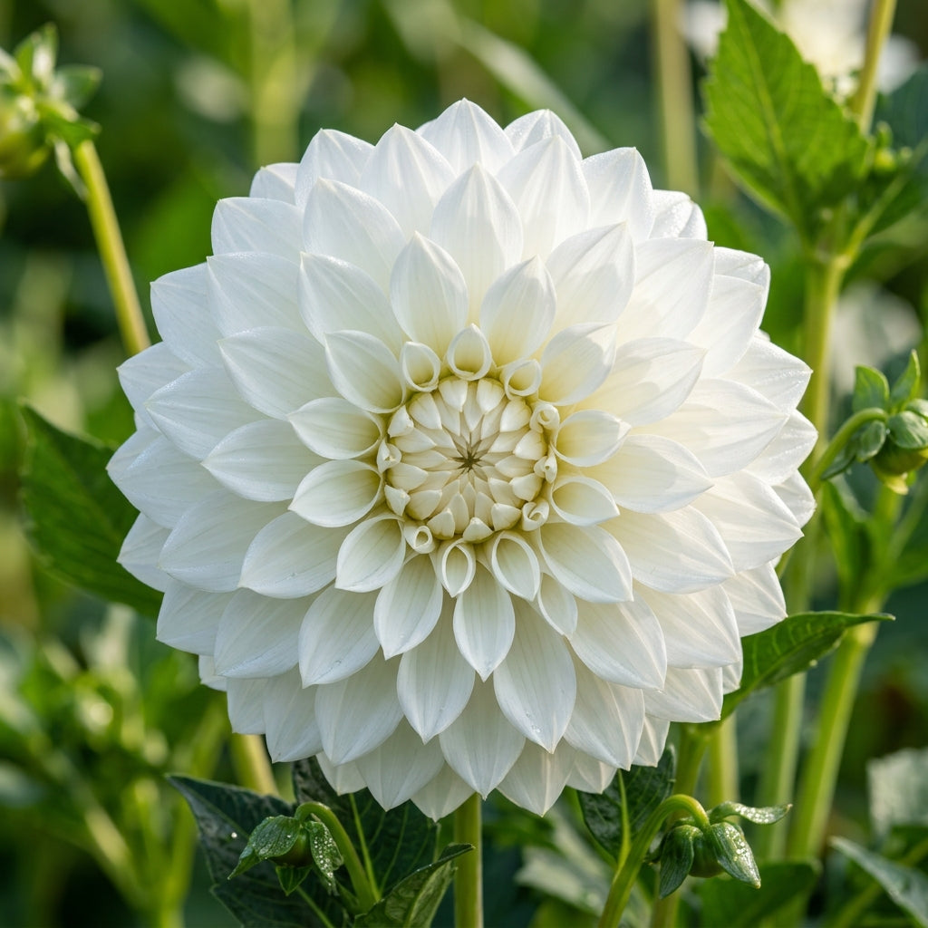 White Dahlia Flower Seeds for Planting