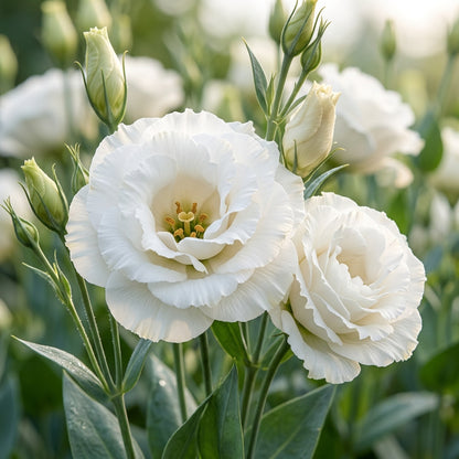 White Eustoma Seeds for Planting