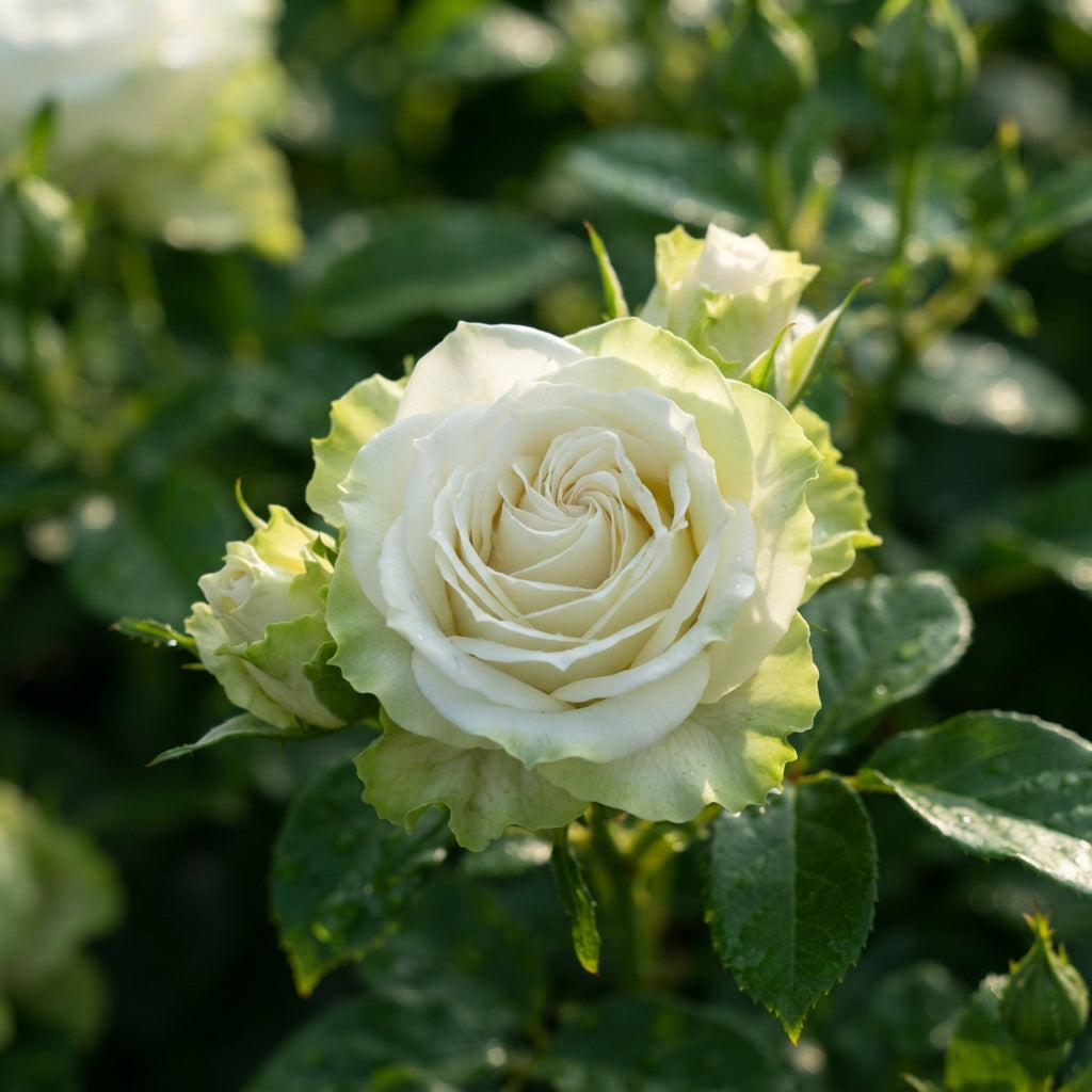 White Green Rose Flower Seeds - Rose Flower Seeds for Garden