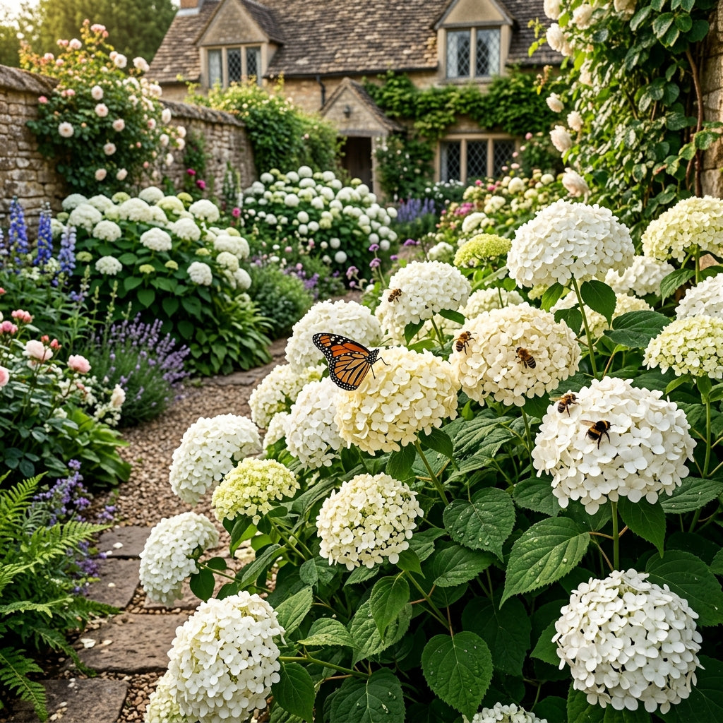 White Hydrangea Flower Seeds for Planting
