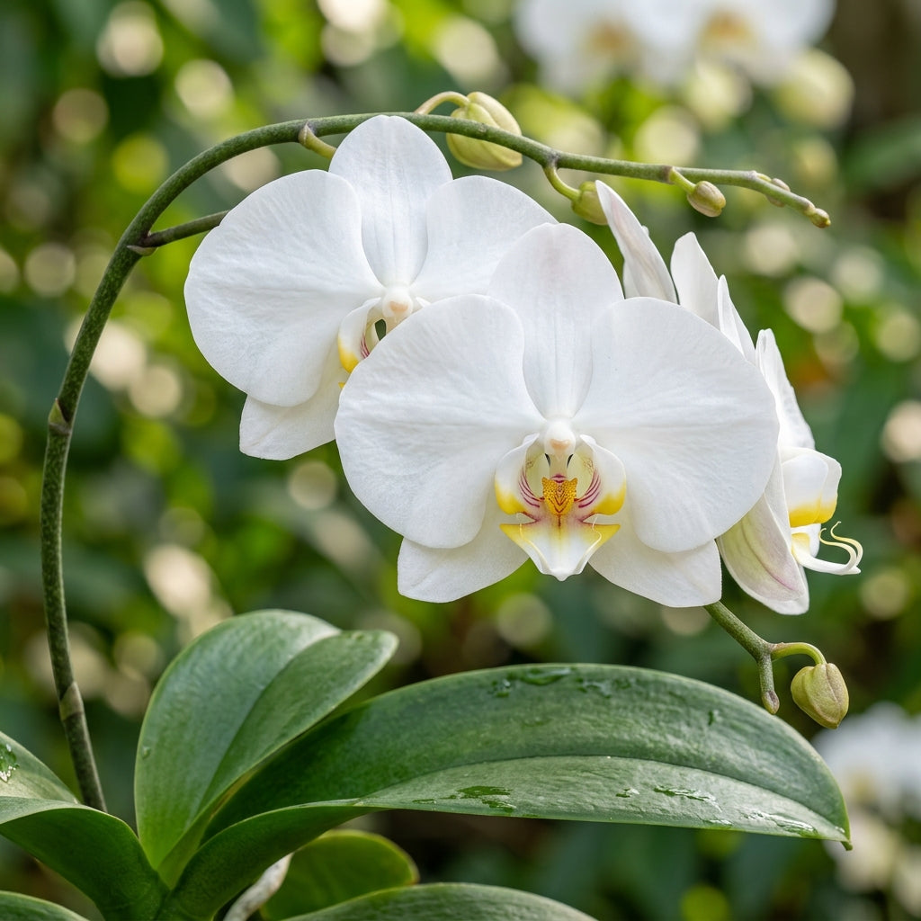 White Phalaenopsis Orchid Flower Seeds for Planting
