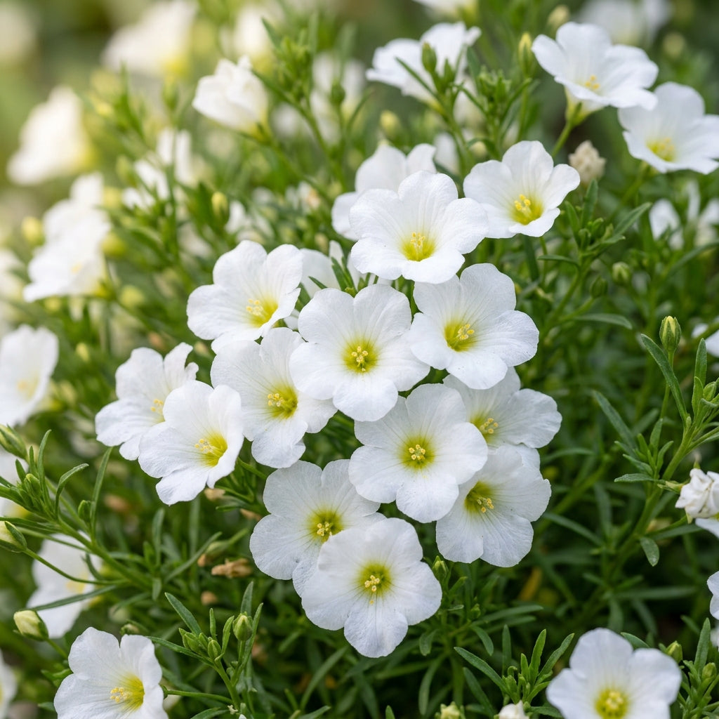 Nierembergia White Robe Flower Seeds for Planting