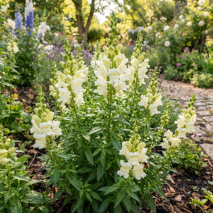 Creamy White Snapdragon Flower Seeds for Garden Planting