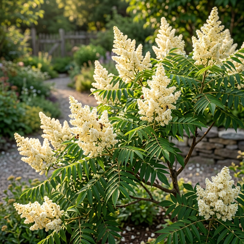 White Sumac Flower Seeds – Ornamental White Flowering Shrub