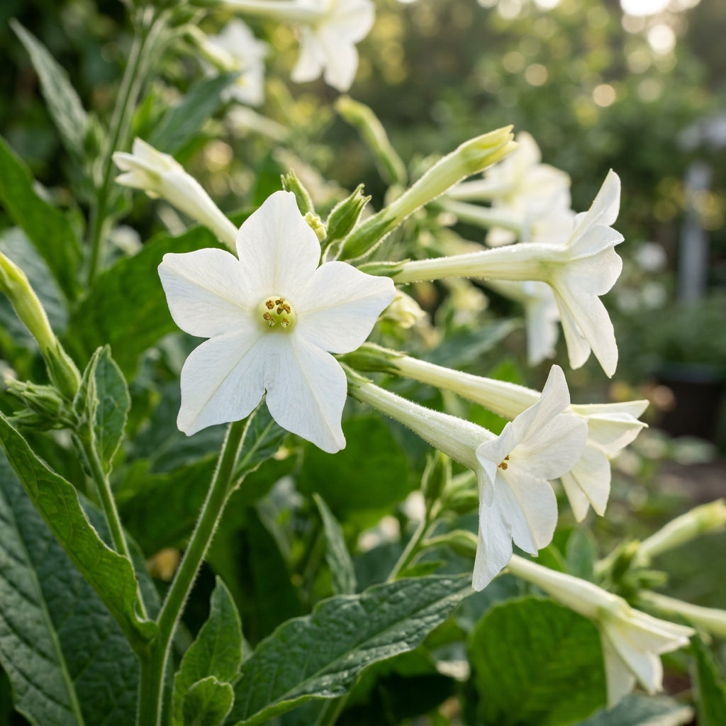 Nicotiana White Trumpets Flower Seeds for Planting