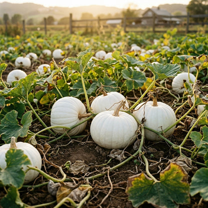 Casper Pumpkin Seeds – White Pumpkin Seeds for Home Garden