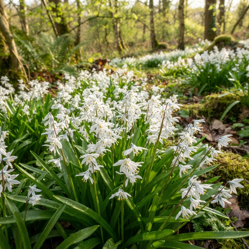 Scilla Siberica Alba Seeds for Garden Planting