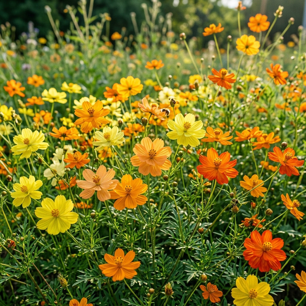 Yellow-Orange Cosmos Flower Seeds for Planting