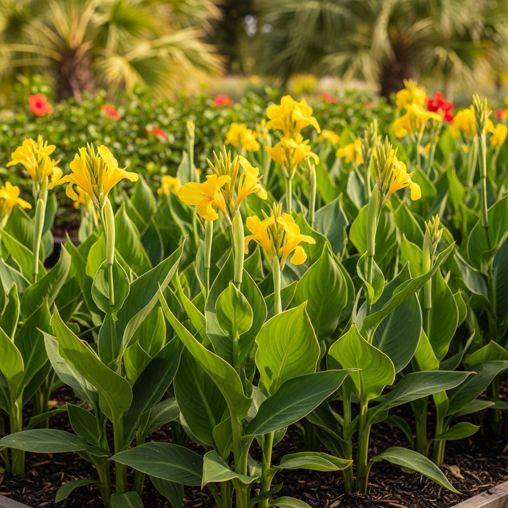 Yellow Canna Lily Seeds for Tropical Flower Garden Planting