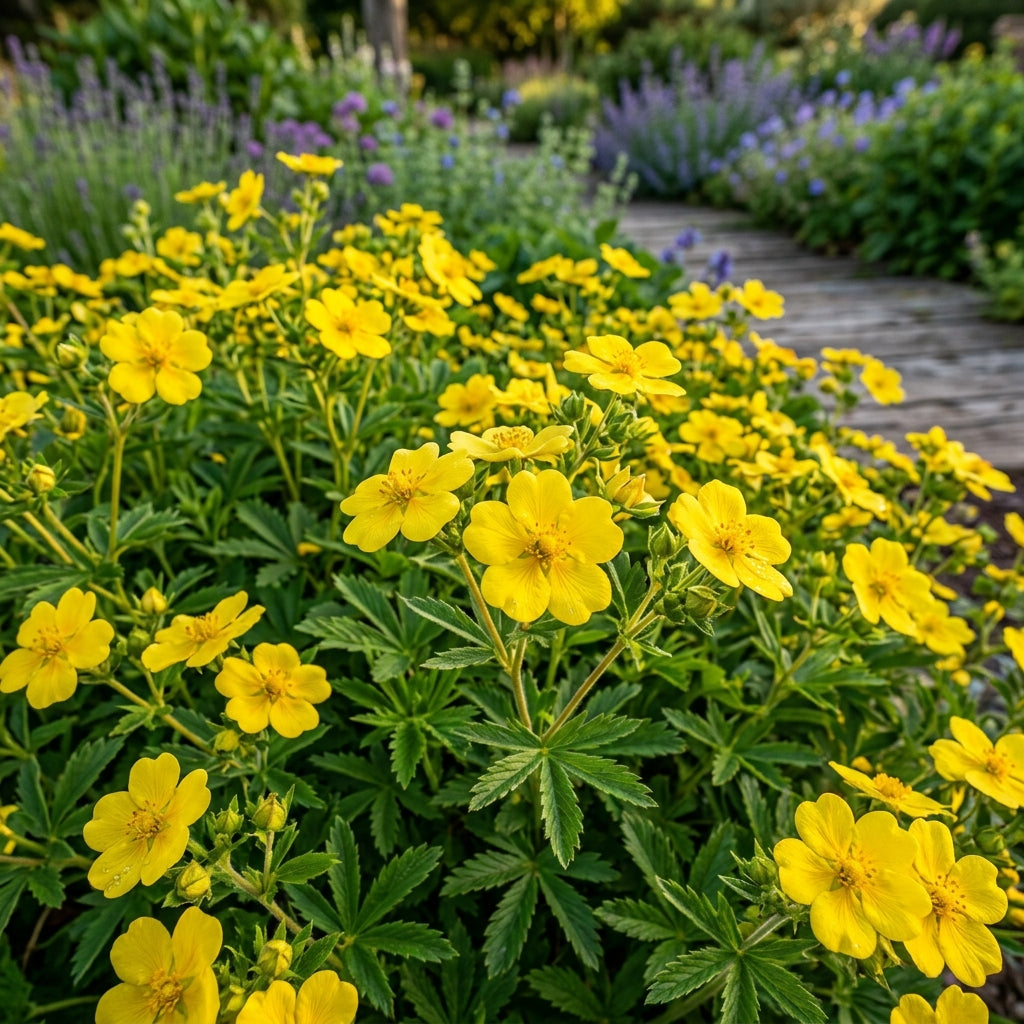 Yellow Cinquefoil Flower Seeds – Golden Perennial Blooms
