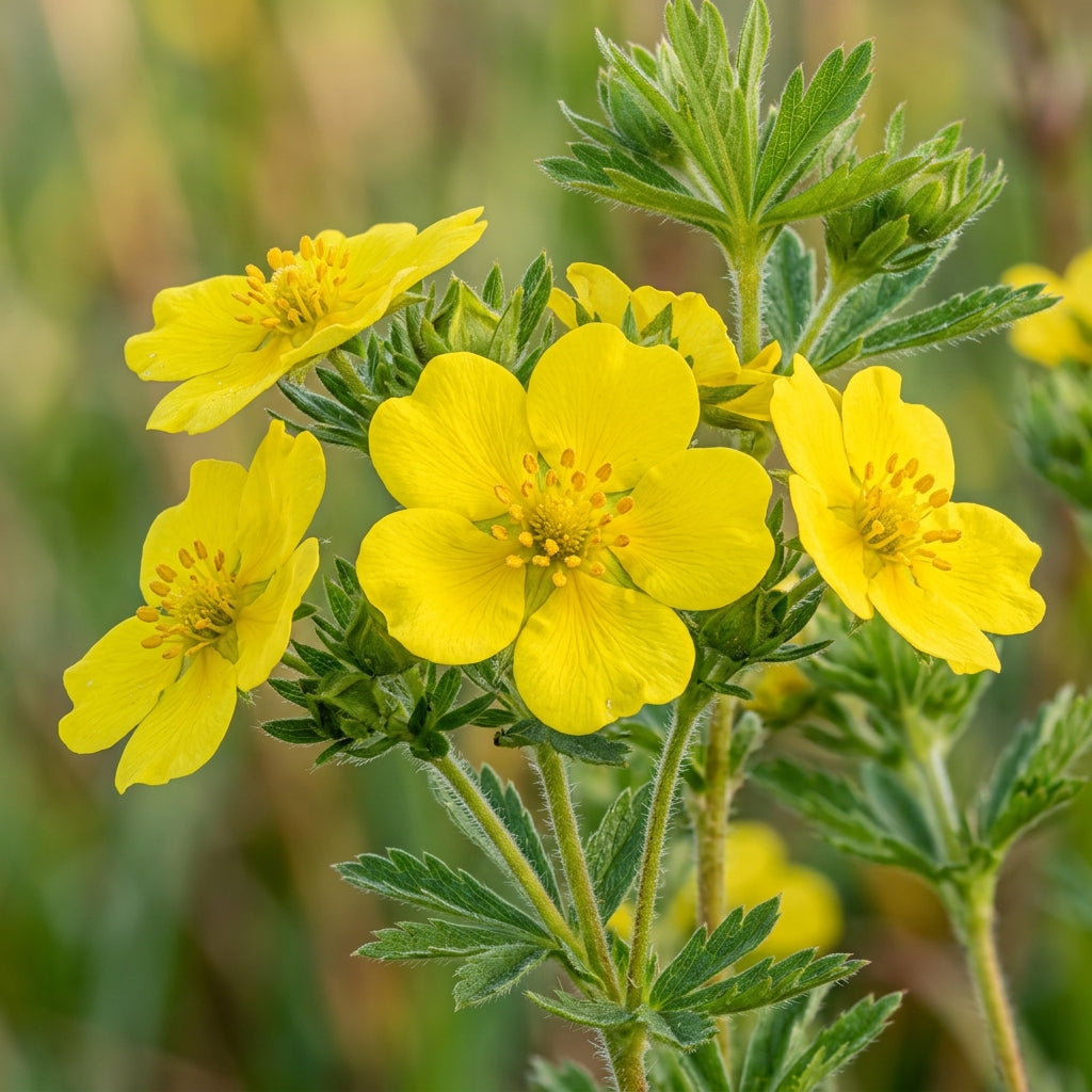 Yellow Cinquefoil Flower Seeds – Golden Perennial Blooms