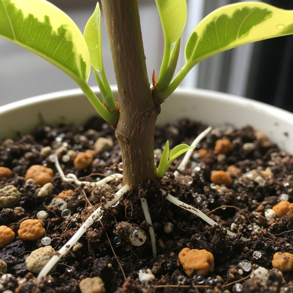 Yellow Leaf Ficus Plant for Indoor & Outdoor Garden Decor