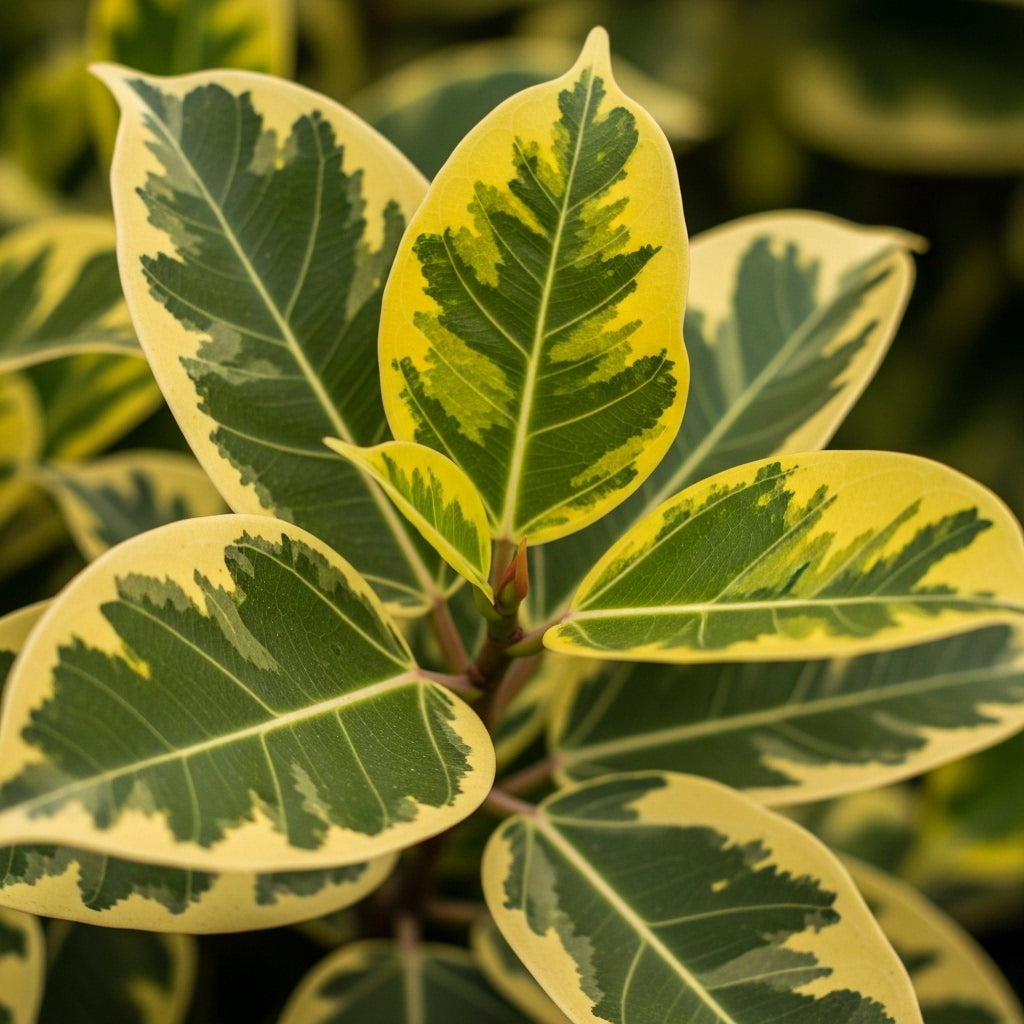 Yellow Leaf Ficus Plant for Indoor & Outdoor Garden Decor