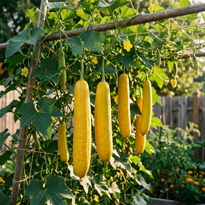 Yellow Luffa Seeds – Luffa Seeds for Home Garden